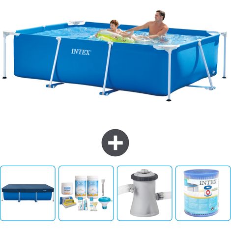 Intex Piscine Tubulaire Rectangulaire - 260x160x65 cm - 5-pièces S30067 (1/5)
