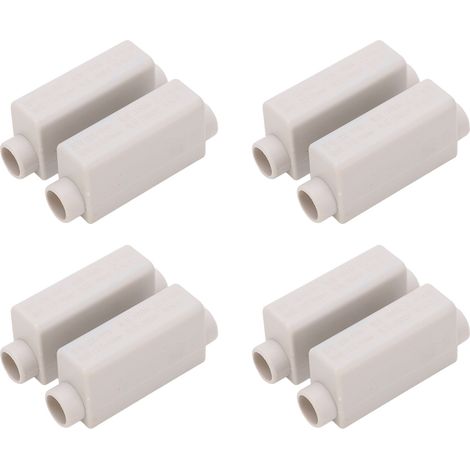 Packung mit 4 ZK 1116 Drahtverbindern, 1000 V, 100 A, Messingleiter, 2-Wege-Inline-Verbinder für Amperemeterverdrahtung (1/5)