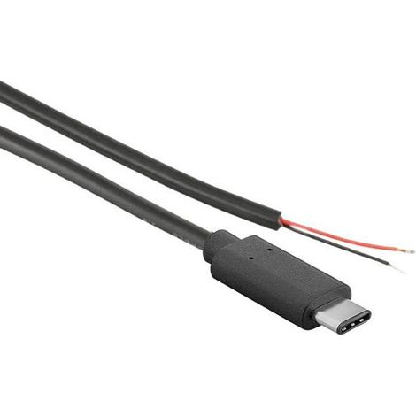 Joy-it K-1473 Cavo di alimentazione Raspberry Pi, Arduino, Banana Pi, Cubieboard [1x spina USB-C® - 1x Estremità aperta