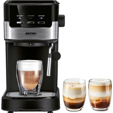 MPM MKW-13M máquina de espresso negro y plateado 15 bares (1/3)