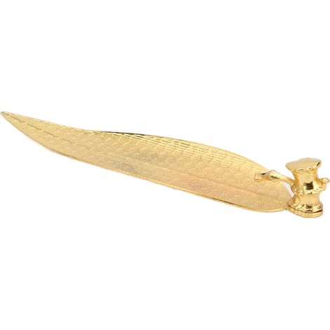 Encensoir portable en forme de feuille dorée, durable pour méditation, yoga, bureau ou décoration maison (1/5)