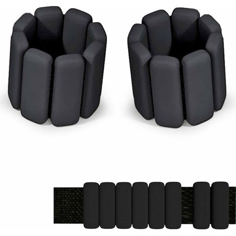Lestes Poignets, Lestes Chevilles Musculation, Chaque Paire 2 LB, Bracelet réglable Jambe Portable Bague du Bracelet pour Gym Fitness Exercice Marche Course Yoga Jogging Aérobic Pilates--TRIMEC (1/5)