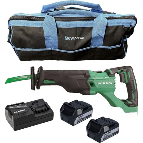 Hikoki CR18DBLJ4Z Brushless Recip Saw + X2 5AH Battery + Charger + 21"" Bag (1/5)
