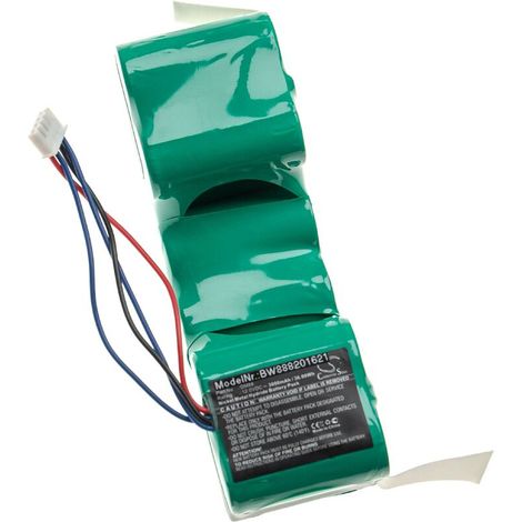 Batterie NiMH 3000mAh 12V pour iRobot Roomba Combo – Autonomie prolongée – Charge avec chargeur standard – 10 cellules - 1 X
