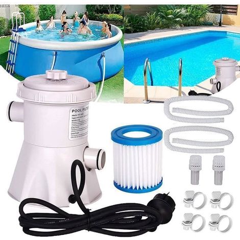 Pompe de filtration - HAWUJ - 300 GPH - pour piscine (1/3)