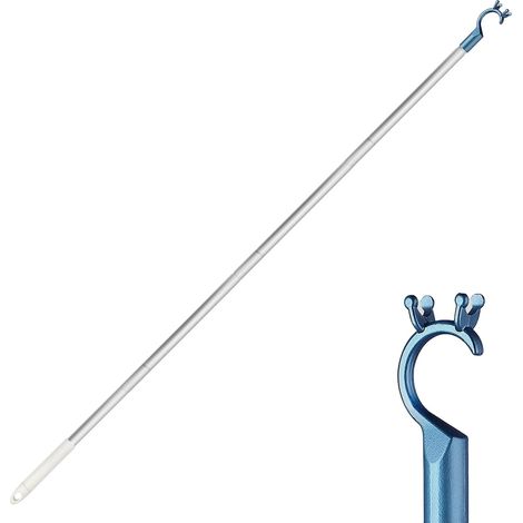 Bac à ouverture de fenêtre de toit avec tige et crochet - Tige d’ouverture de fenêtre de toit avec crochet, rallonge d’ouvre-fenêtre avec tige et crochet, rallonge de poignée de fenêtre avec crochet (1/5)
