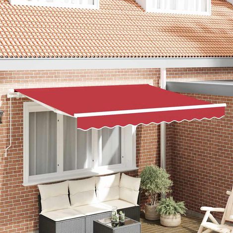 Markisenersatzstoff Rot 3 x 2,5 m Polyester