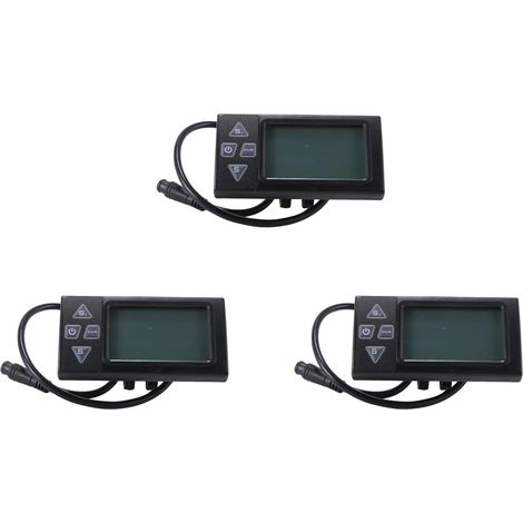 3X S861 Vélo Électrique Écran LCD Coloré Compteur IP65étanche 6 Broches Prise de Connexion Mâle Affichage Intelligent Vélo Électrique (1/5)