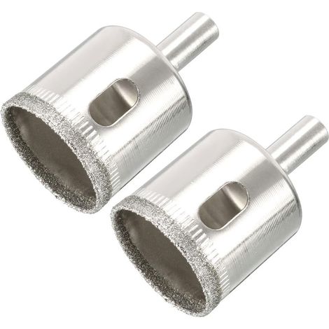 2pcs Trépan Diamant Foret Scie Cloche pour Céramique Marbre Verre Carrelage 30mm (1/5)