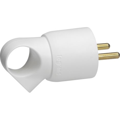 Legrand Enchufe Eléctrico Macho 2P+T Blanco 16A