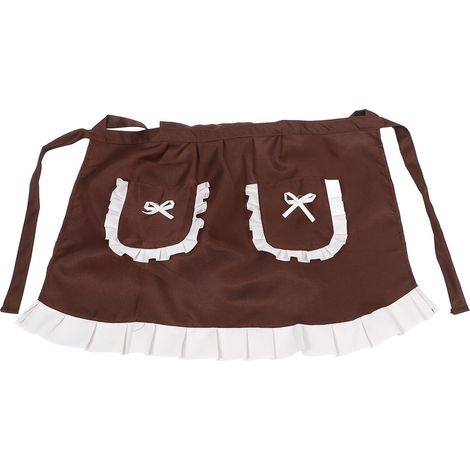 Tablier de soubrette de style japonais pour adultes, résistant à l'huile. (1/5)