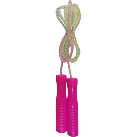 Marbueno Cuerda de Saltar Mango Plastico Color Rosa 4mmx2,5m