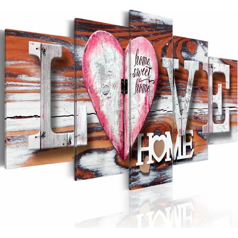 Tableau aimer la maison - 200 x 100 cm (1/4)