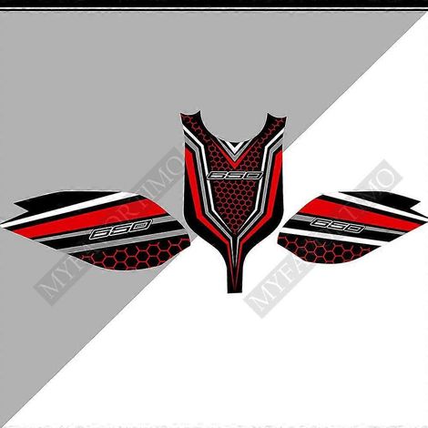 Kit de protection de réservoir, autocollants et emblème pour les genoux, logo et protection de carénage pour Kawasaki Ninja 650 (modèles 2018, 2019, 2020 et 2021) - 65014 (1/5)
