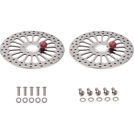 One 11.5-inch front brake disc for motorcycles, suitable for large-displacement Harley-Davidson 883 1200cc models. (1/4)