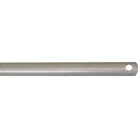 Kremonestange Map Stahl verchromt 135 cm Querschnitt 16x6 mm