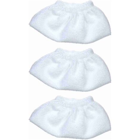 Lot de 3 chiffons de rechange pour aspirateur Karcher SC2/ SC3/ SC4/ SC5, chiffons éponge, housse de buse, accessoires