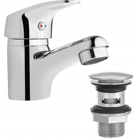 Invena Ava New rubinetto lavabo cromato design moderno