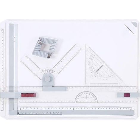 -Planche à dessin A3, planche à dessin DIN A3 avec mouvement parallèle, angle réglable pour un travail professionnel
