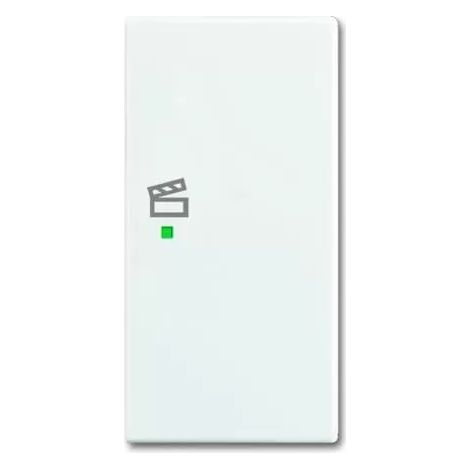 BUSCH-JAEGER Wippe 6233-22-914, 2-fach R, Szene, free@home, alpinweiß (1/2)