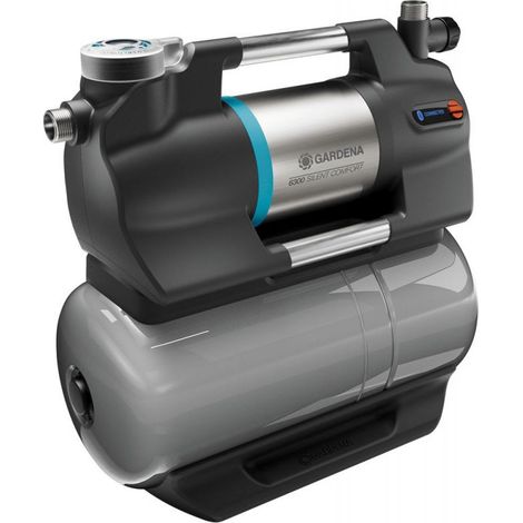 Gardena – Système de distribution d'eau domestique 6300 906861 – Débit 6300 l/h – Pression max 4,9 bars – Profondeur d'aspiration 8 m