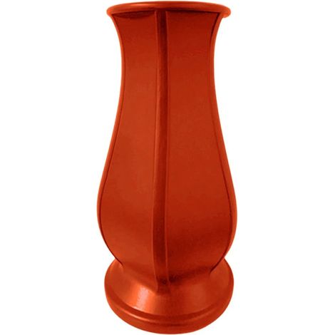 1 Vase, Design nordique, Lignes épurées, Couleur rouge rose, Décoration salon bureau (1/5)