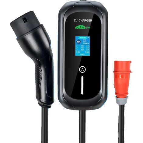 EV-Ladegerät, einstellbarer Strom, intelligente App-Steuerung, Typ 2 (1/5)