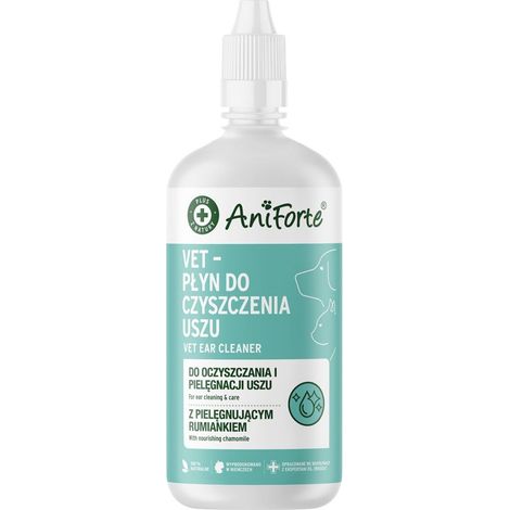 AniForte VET – nettoyant auriculaire pour chiens et chats 250 ml
