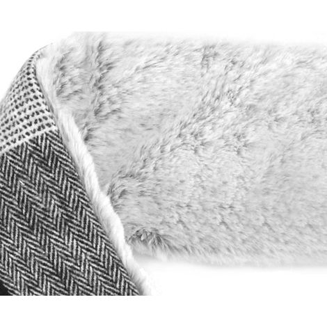 Écharpe chauffante électrique USB pour hommes et femmes, cache-col lavable et réglable, taille unique, noir