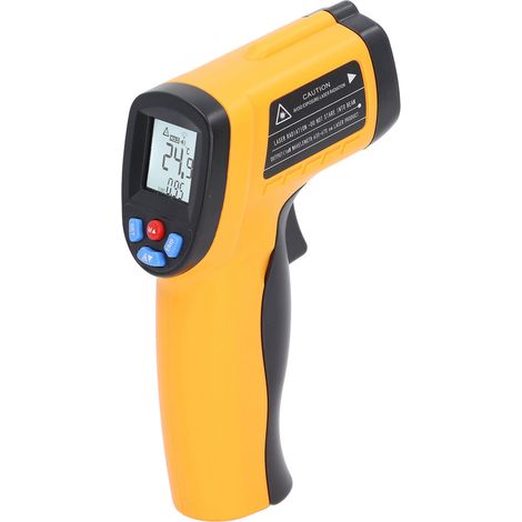 Industrielles digitales Infrarot-Thermometer mit LCD-Bildschirm, berührungsloses Temperaturmessgerät für Böden und Küchen (1/5)