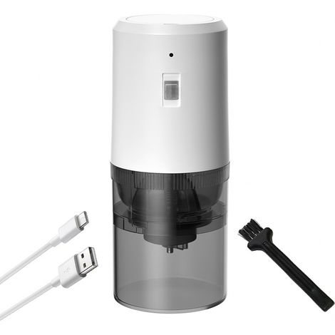 Moulin à café électrique à meules, cafetière portable individuelle pour le camping, réglage automatique de la mouture. (1/5)