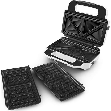 Appareil croque monsieur et gaufrier plaques amovibles (1/5)