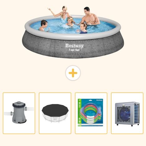 Bestway Bestway Fast Set Ronde - 396x84 cm - 5-pièces S338 (1/5)