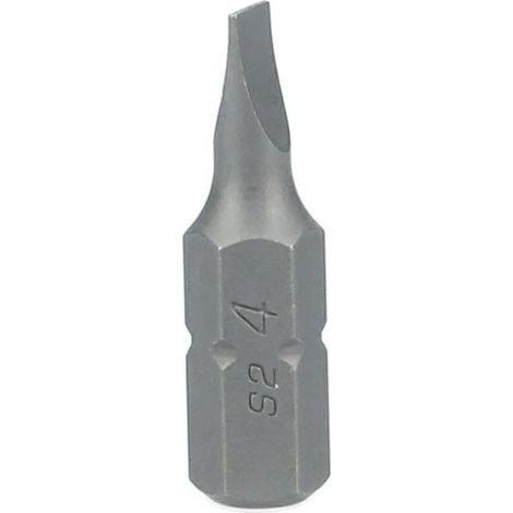 Hanger 3 flache Stahl-Bits 25 mm für Schlitzschrauben