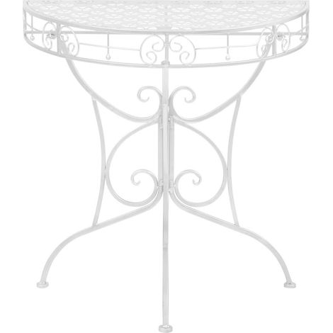 Maison Exclusive - Mesa auxiliar vintage metal semicircular 72x36 (1/5)