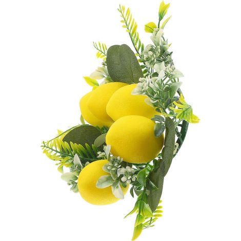 Guirlande florale artificielle, anneau de bougie pour décoration, 3 pièces, centre de table de mariage (1/5)