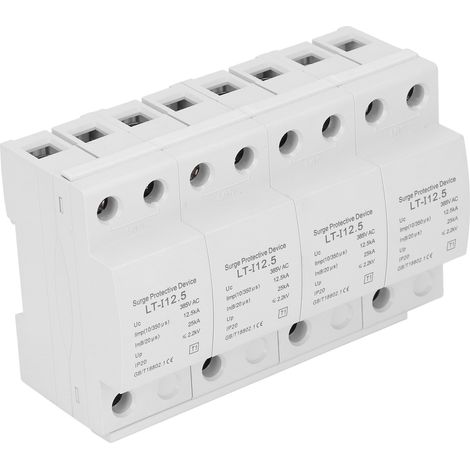 Dispositif de protection contre les surtensions, disjoncteur 4P 12,5 kA - 25 kA AC 385 V, fournitures électriques classe T1 (1/5)