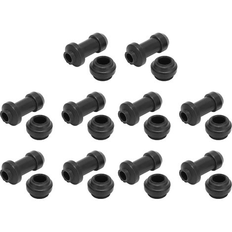 10 Pièces Cache-poussière pour Étriers de Frein Moto, Haute Précision, Universel, Long et Court (1/5)