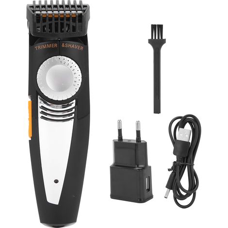 Tondeuse à barbe rechargeable sans fil pour homme, rasoir électrique coupe-cheveux avec prise EU (1/5)