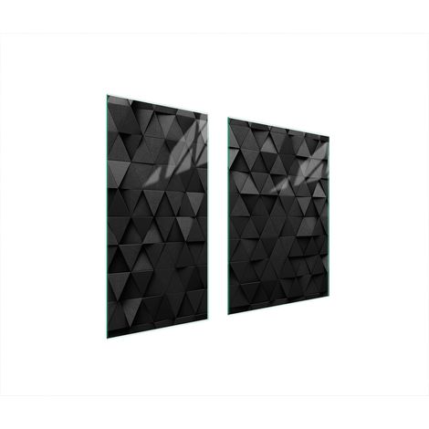 TABLERO PROTECTOR DE VIDRIO 75x52 NEGRO (1/5)