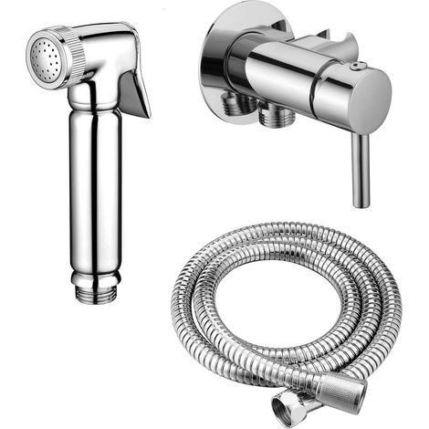 Design WC/Bidet Handbrause Komplettset mit Unterputz Mischerarmatur Mini (1/8)