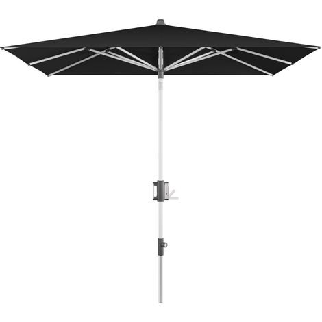 Doppler Sonnenschirm / Mittelmastschirm "Apoll 230 x 150 cm", black, Bezug 100 % Polyester, Gestell aus Aluminium, 7 kg Sonnenschirm / Mittelmastschirm "Apoll 240 x 240", black, 240 x 240 cm (1/5)