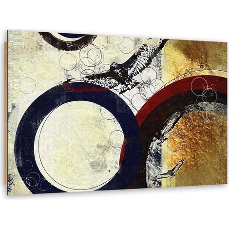 Quadro deco panel, Astrazione marrone - 100x70 (1/5)