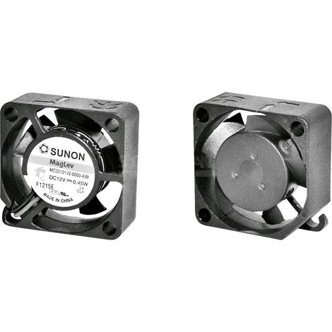 Sunon MF25101V21000UA99 Ventola assiale 12 V/DC 5.09 m³/h (L x L x A) 25 x 25 x 10 mm
