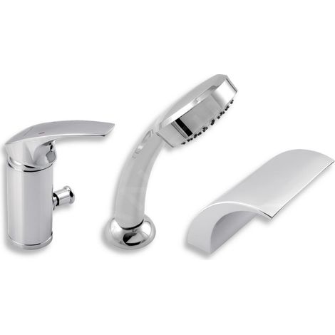 Novaservis Metalia 57 - Robinetterie de baignoire à 3 trous, chrome 57047,0 (1/2)