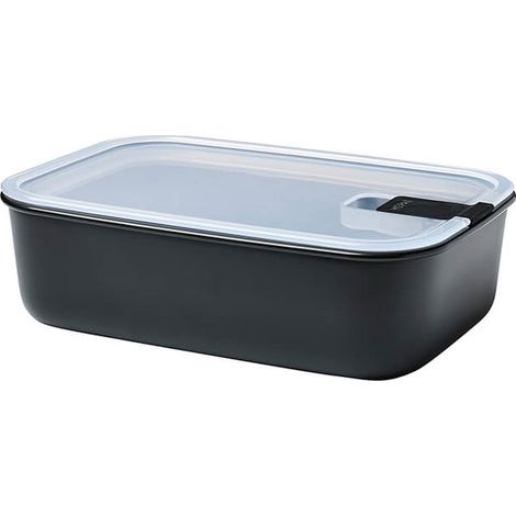 Tarro de almacenaje Mepal Easyclip 1500ml Negro