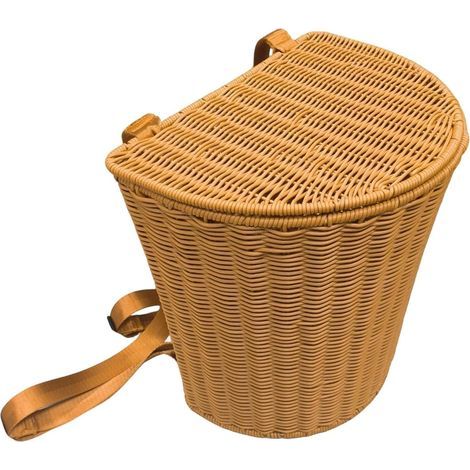 PP Rustique Panier Rustic Sac à Dos avec Couvercle avec Sangle (1/5)