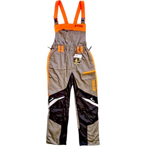 Pantalones con peto Stihl FUNCTION Ergo, talla L, verde oliva, protección de clase 1 (00883880405)