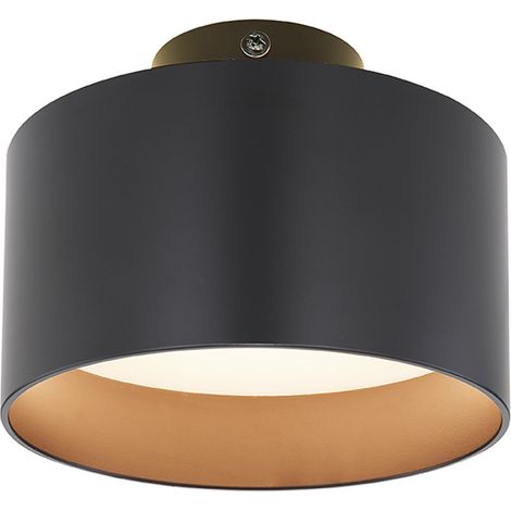 Globo - deckenleuchte - Jenny - schwarz - aluminium - Ø 14cm - (1/5)