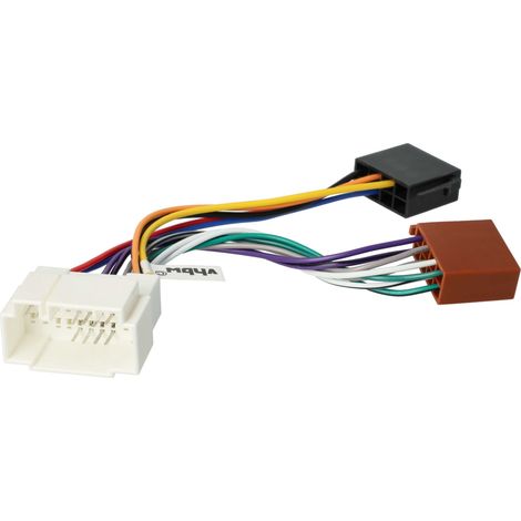 vhbw Car Radio ISO Adapter compatible with Honda Element FR-V from 2004, LX from 2003 Car Model